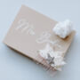 Personalised Starry Lace And Silver Bridal Headpiece, thumbnail 2 of 8