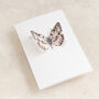 White Butterfly Watercolour Pop Out Card, thumbnail 3 of 3