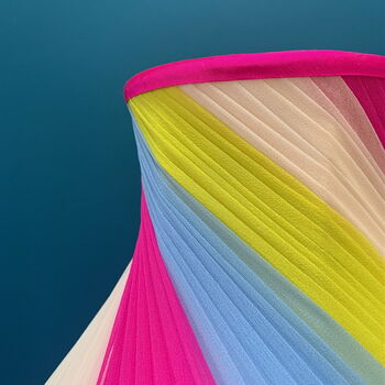 Hot Pink Twisted Lampshade, 2 of 5