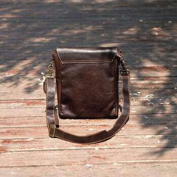 Leather Slim Crossbody Bag By EAZO | notonthehighstreet.com