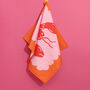 Lobster Scallop Colourful Kitchen Tea Towel, thumbnail 3 of 8