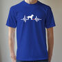 Personalised Specific Breed Dog Heartbeat T Shirt, thumbnail 3 of 11