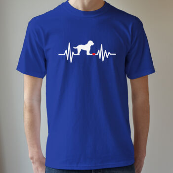 Personalised Specific Breed Dog Heartbeat T Shirt, 3 of 11