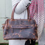 Vintage Style Leather Handbag, thumbnail 1 of 12