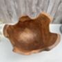 21cm Hand Carved Teak Root Star Bowl Wood Serving Dish, thumbnail 3 of 12