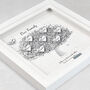 3D Personalised Family Tree Print In Six Colours, thumbnail 2 of 12
