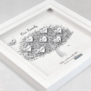 3D Personalised Family Tree Print In Six Colours, 2 of 12