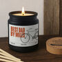 Best Dad By Miles Scented Candle • Birthday Candle • Father's Day • Gift For Dad, thumbnail 1 of 2