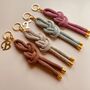 Personalised Cord Knot Keyring, thumbnail 1 of 8