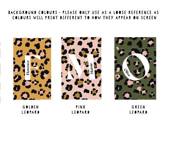 Personalised Leopard Print Passport Holder, 3 of 3