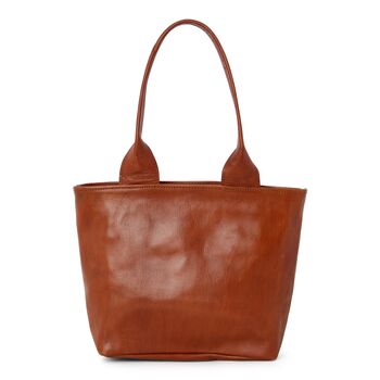 Small Everyday Leather Tote Bag, 3 of 5