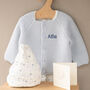 New Baby Cardigan, Babygrow And Hat Gift Set, thumbnail 1 of 12