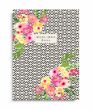 Muslimah Boss Geometric Notebook | A5, 2 of 3