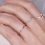 Silver Stacking Rings, thumbnail 6 of 11