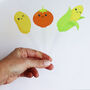 Set Of 12 Cute Veg And Fruit Plant Markers, thumbnail 6 of 10