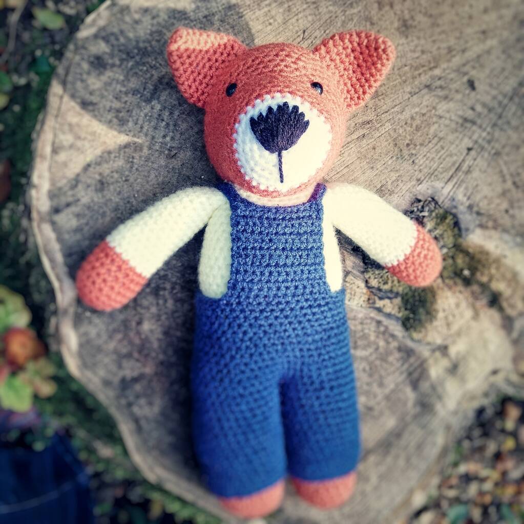Image of Crochet Fox Soft Toy