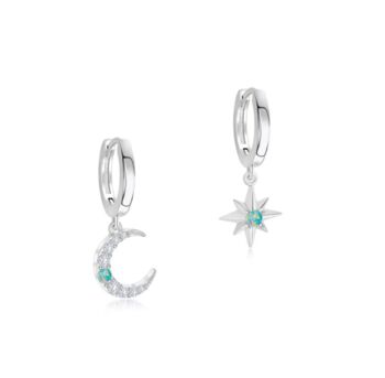 Opal Star And Moon Huggies, 2 of 2