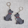 Staffie Key Ring Personalisation Available, thumbnail 4 of 4