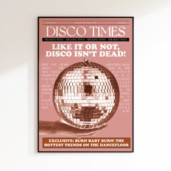 Disco Newspaper Poster, 6 of 9