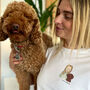 Personalised You And Your Dog Organic T Shirt, thumbnail 2 of 12