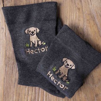 Personalised Custom Dog Socks Gift For Him And Her, 8 of 10