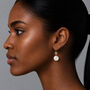 Freshwater Pearl Arrow Drop Earrings, thumbnail 2 of 8