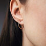 14k Gold Filled Everyday Hoop Earrings, thumbnail 2 of 5