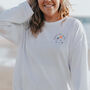 Waves For Days Oversized Long Sleeve T Shirt, thumbnail 3 of 8
