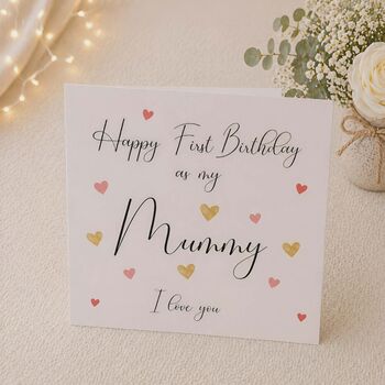 First Birthday As My Mummy Gift Set | Love From New Baby, 5 of 12