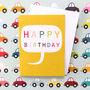 Mini Yellow Birthday Card, thumbnail 4 of 5