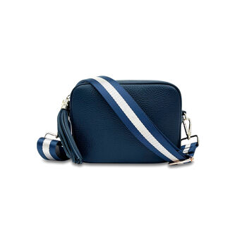 Navy And Gold Stripe Strap, 2 of 7
