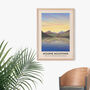 Mourne Mountains Aonb Travel Poster Art Print, thumbnail 5 of 8