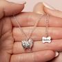 Personalised Pomeranian Sterling Silver Necklace, thumbnail 1 of 9