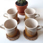 Four Pack Jute Coasters | Sustainable And Biodegradable, thumbnail 5 of 5