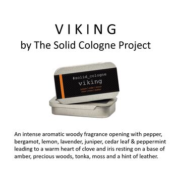 Viking Solid Cologne Made In Scotland, 2 of 6