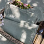 Natural Fabric Napkins Pale Sage Set Of Two, thumbnail 1 of 5