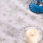 White Christmas Silver Table Runner, thumbnail 4 of 5