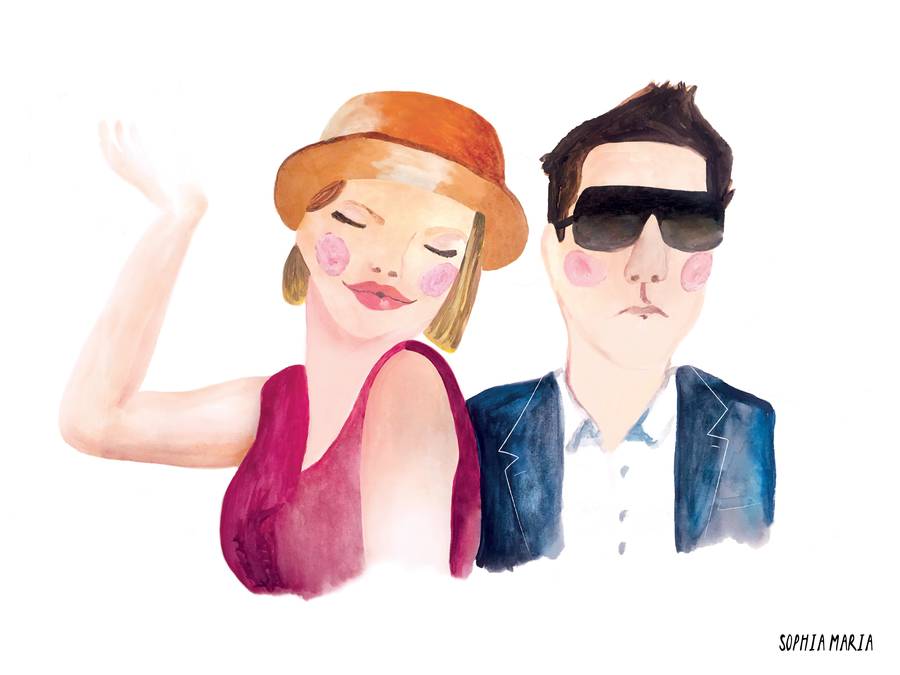 Personalised Headshot Portrait Illustration Print By Piki Dear