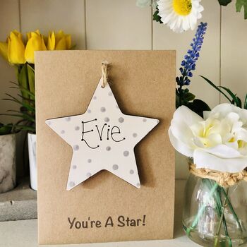Personalised You're A Star Card Congrats Birthday, 3 of 5