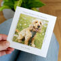 Personalised Dog Father's Day Photo Magnet Card, thumbnail 1 of 5