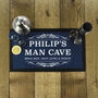 Personalised Gentlemen's Man Cave Bar Mat, thumbnail 1 of 12
