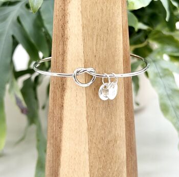 Flower Girl Bangle | Can't Tie The Knot Without You Gift, 10 of 12