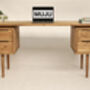 Margot Desk – Large Desk In A Mid Century Style, thumbnail 2 of 9