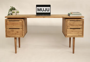 Margot Desk – Large Desk In A Mid Century Style, 2 of 9