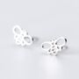 Sterling Silver Bee Stud Earrings, thumbnail 1 of 3