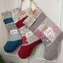 Luxury Patchwork Christmas Stocking, thumbnail 5 of 12