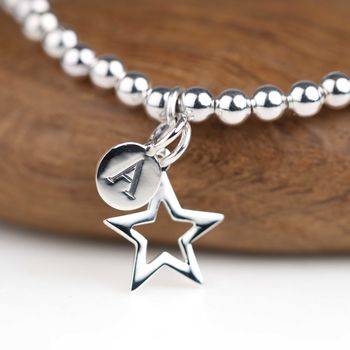 Personalised Children's Silver Star Bracelet, 3 of 6