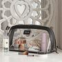 Personalised Leather Perspex Cosmetic Bag, thumbnail 4 of 12