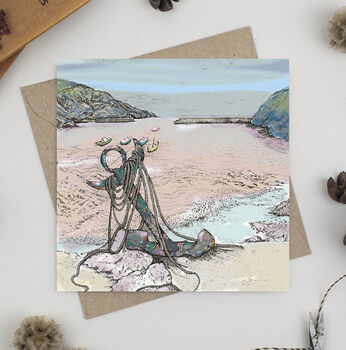 'Beside The Seaside' Mixed Pack Of Ten Greeting Cards, 7 of 10