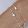 Pearl Bobble Bracelet In Silver Or 18ct Gold Vermeil, thumbnail 1 of 5